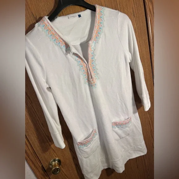 Cabana Life Coastal Crush Terry Cloth Tunic - Picture 3 of 8